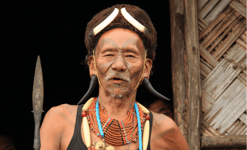 Naga Tribesman, Northeast India