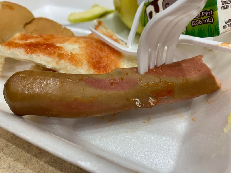 Boiled Hot Dogs in Lukewarm Water