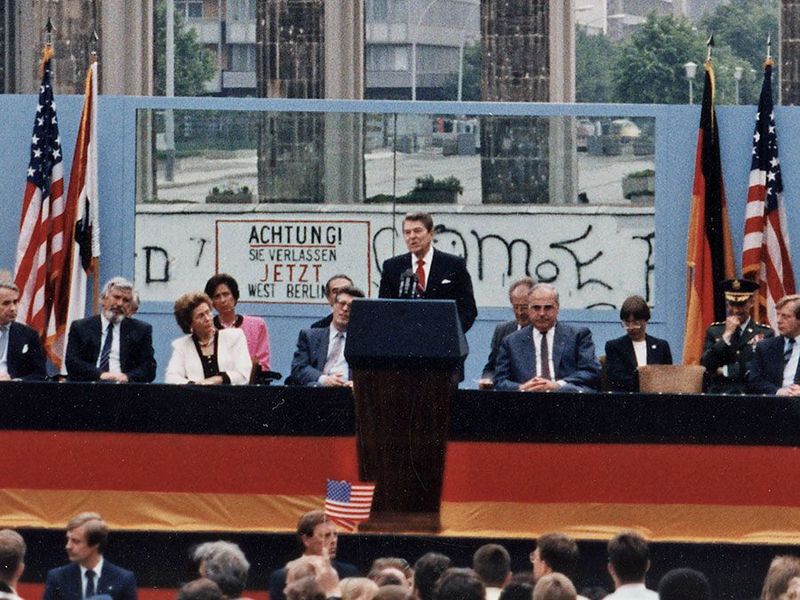 Ronald Reagan’s “Tear Down This Wall” Speech (1987)