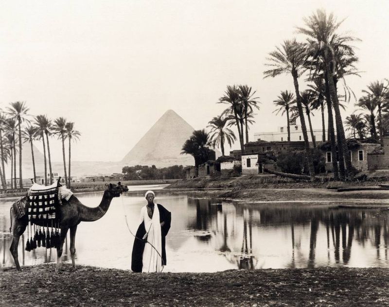 Oasis scene in Giza (1917)