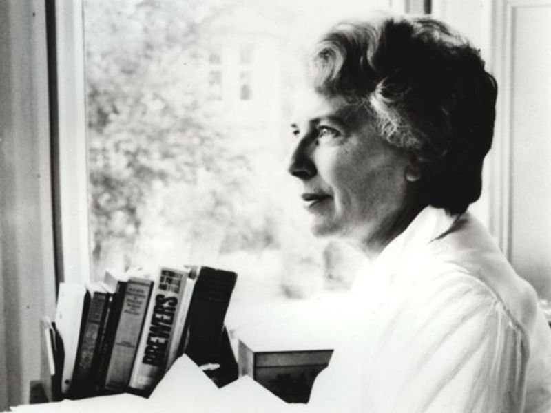 Mary Stewart, British novelist, known for The Crystal Cave, 2014