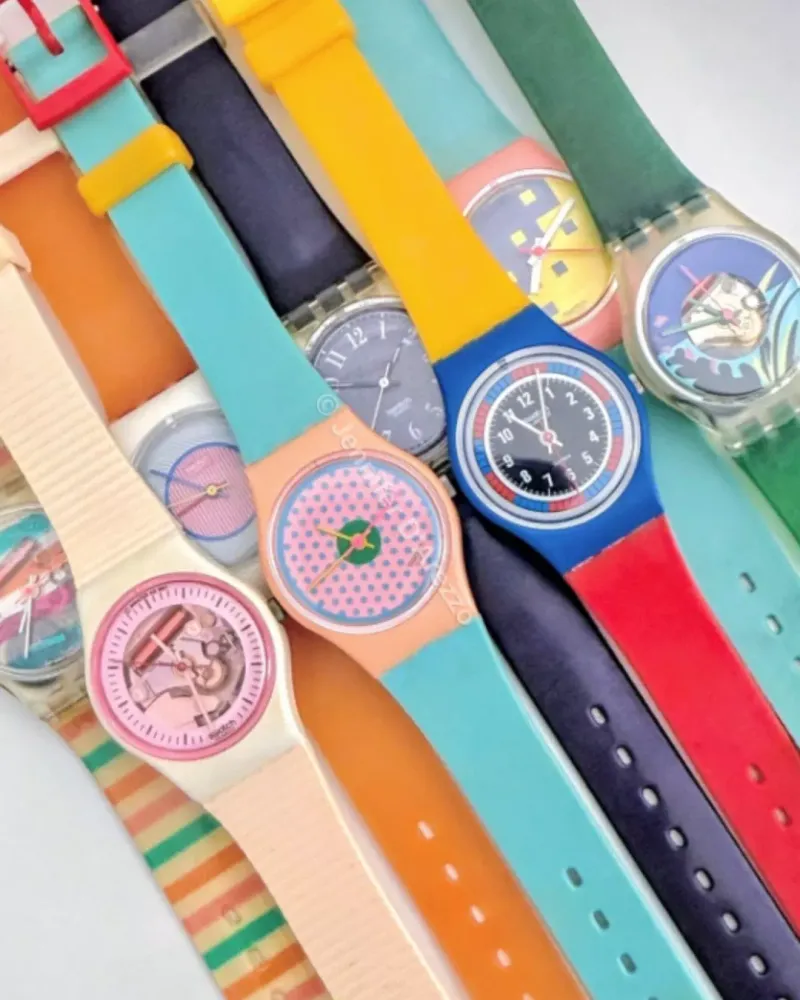 Swatch plastic watches