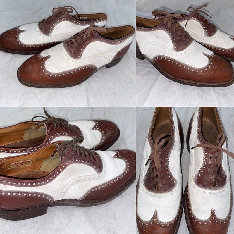 Wingtip shoes and fedora hats
