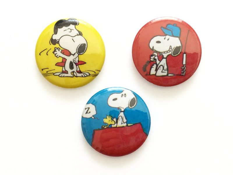 Peanuts Pins and Buttons