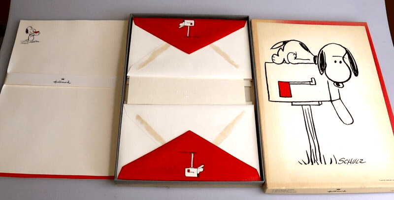 Vintage Peanuts Stationery Sets