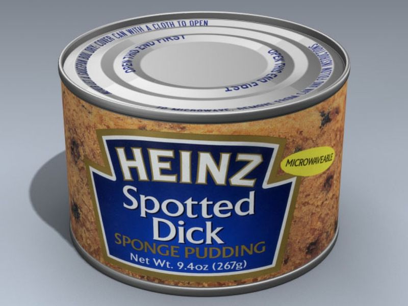 Canned Spotted Dick (British Army)