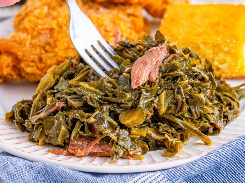 Collard Greens with Ham Hocks
