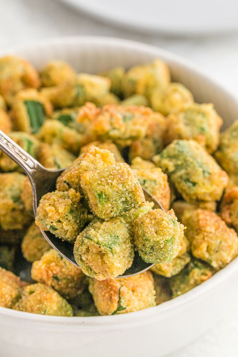 Okra (Especially Fried or Stewed)
