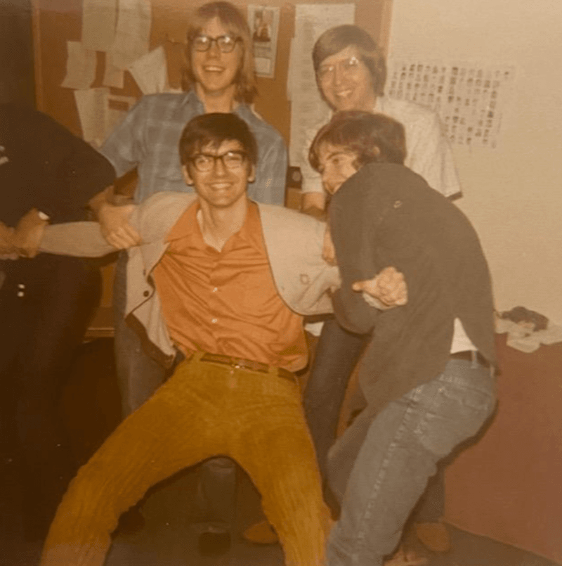 Crowded Dorm Room Record Parties