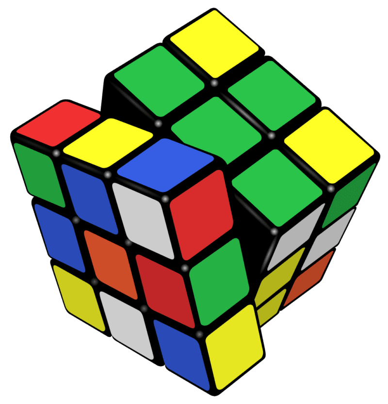 Rubik's Cube Keychains