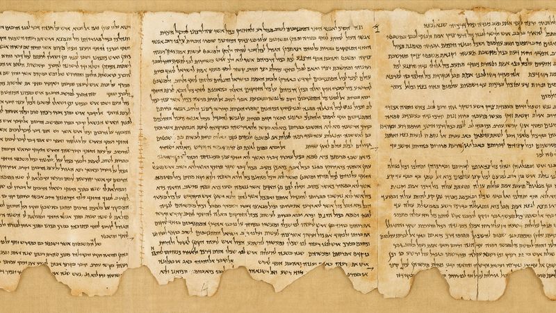 The Dead Sea Scrolls (1947, Qumran Caves, Israel)