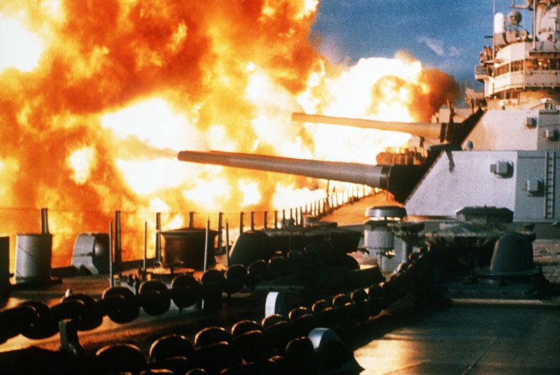 Fired the Last Battleship Salvo in History