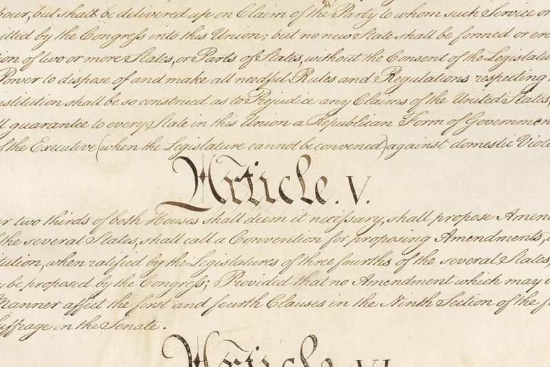 Constitutional Amendment Requirement for Change