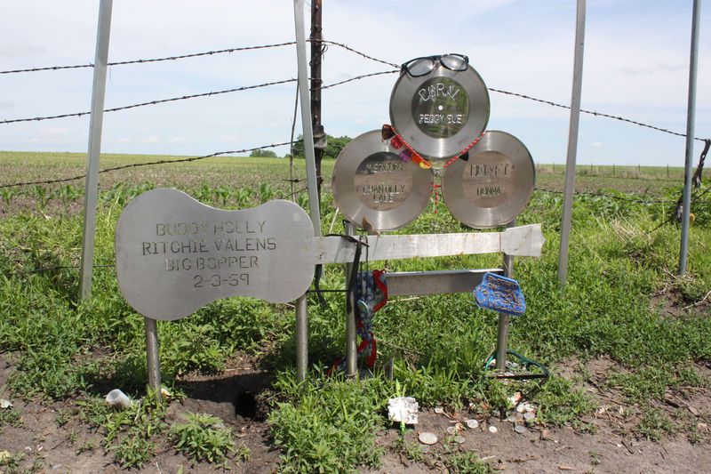 The Crash Site Has Become a Memorial