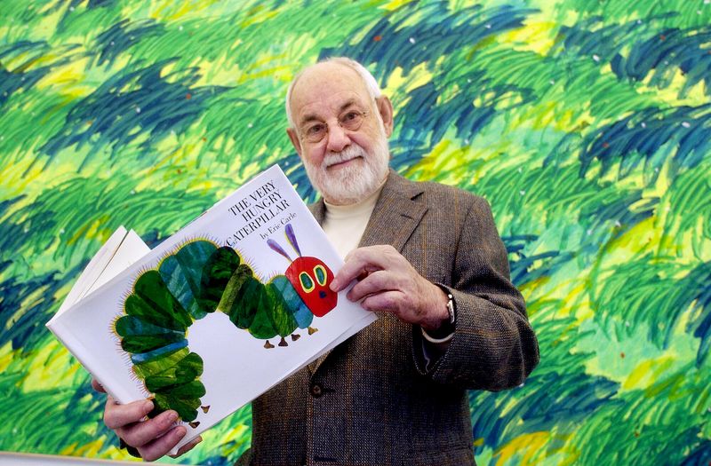 Eric Carle, American author and illustrator (