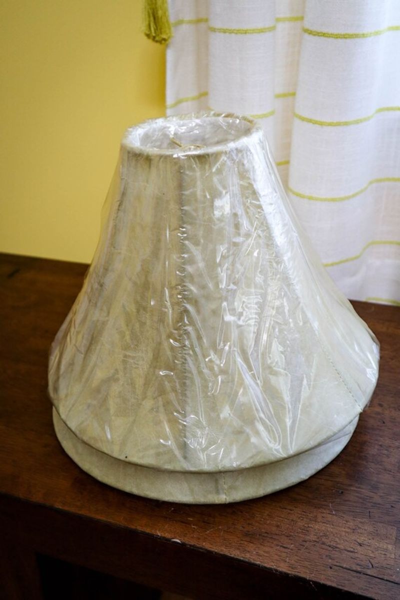 Plastic Slipcovers on Lampshades
