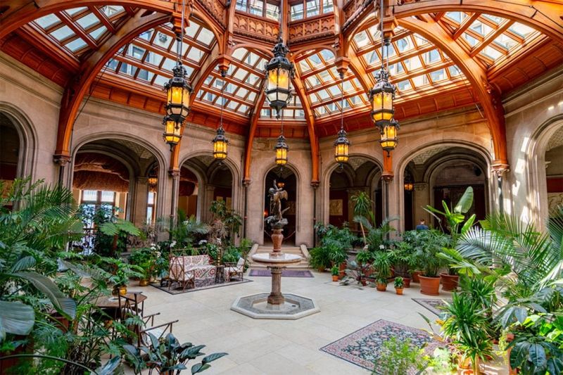 Conservatories Filled with Exotic Plants