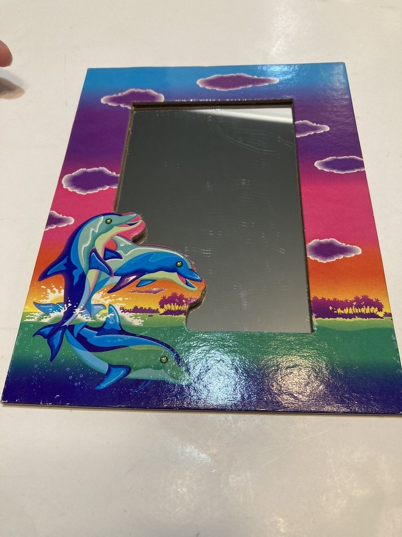 Magnetic locker mirrors and photo frames