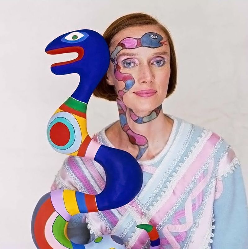 Niki de Saint Phalle, French-American Sculptor and Painter, 2002