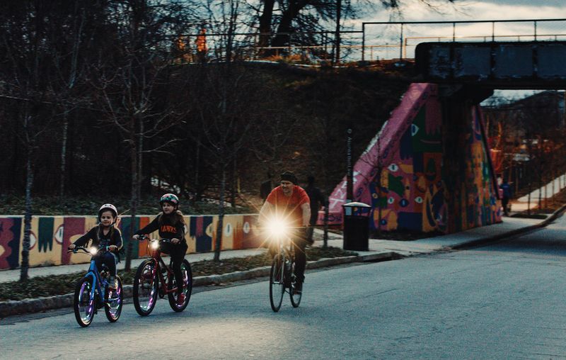 Riding Bikes After Dark Without Lights