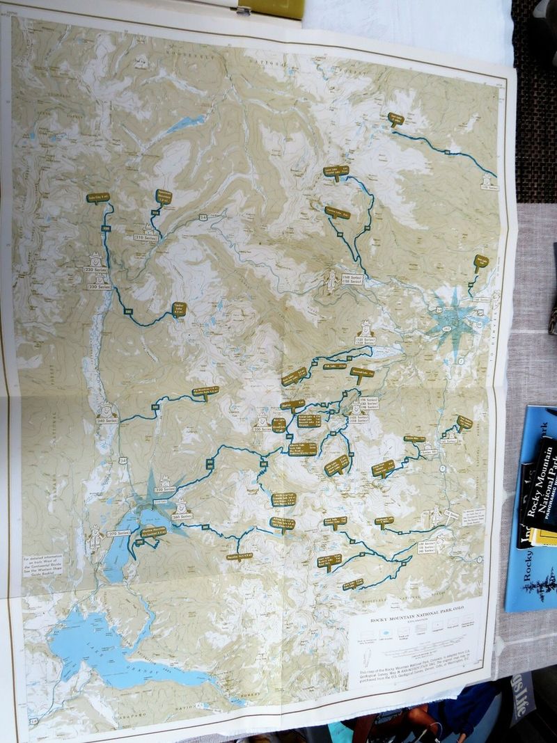 Faded Trail Signs and Paper Maps