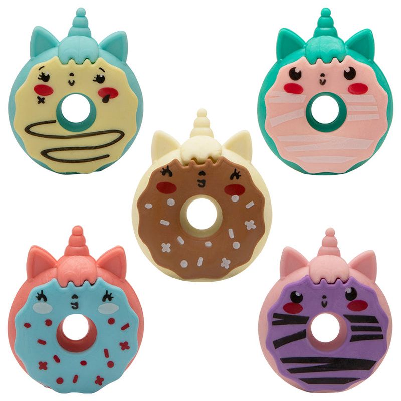 Donuts-shaped erasers (D’oh! Erasers)