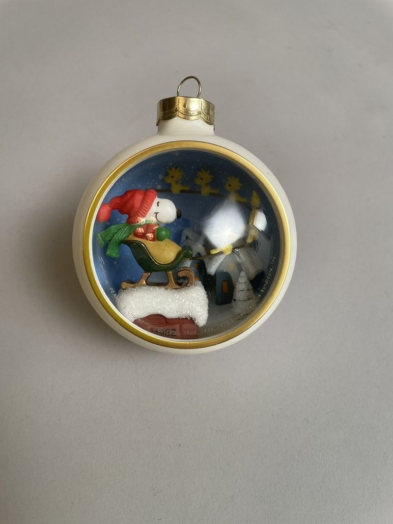 Peanuts Christmas Ornaments (Hallmark, 1980s)