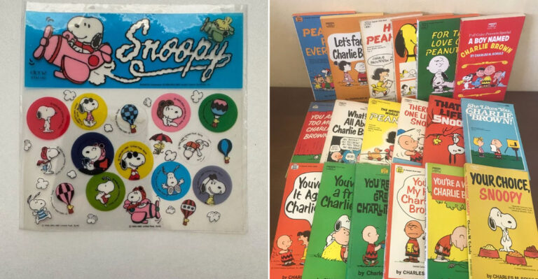 Snoopy’s Sticker Craze: 18 Vintage Peanuts Collectibles from the ’70s and ’80s That Are Worth Big Bucks Today