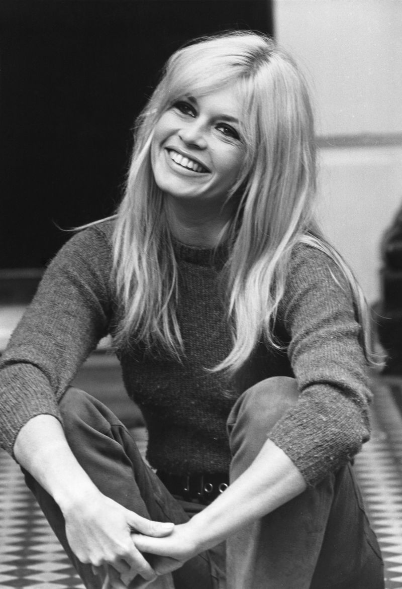 Brigitte Bardot – French sex symbol and fashion icon.