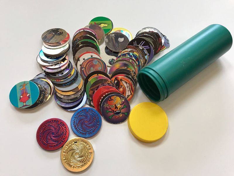 Pogs With Slammers for High-Stakes Games