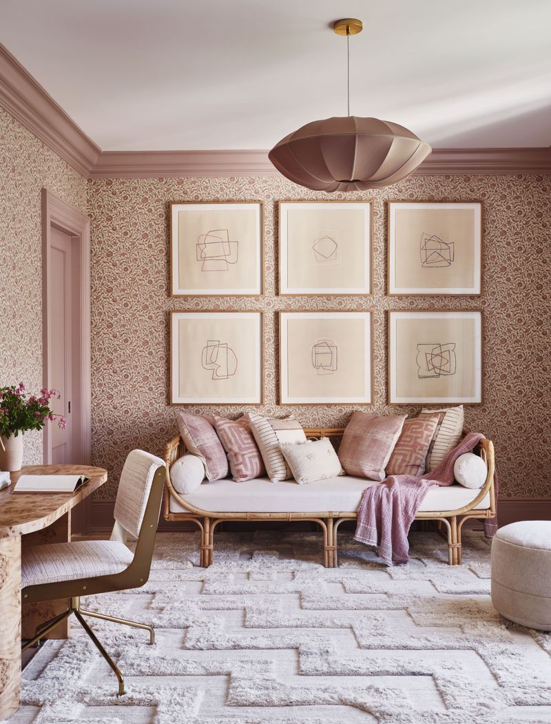 Everything in Mauve and Dusty Rose