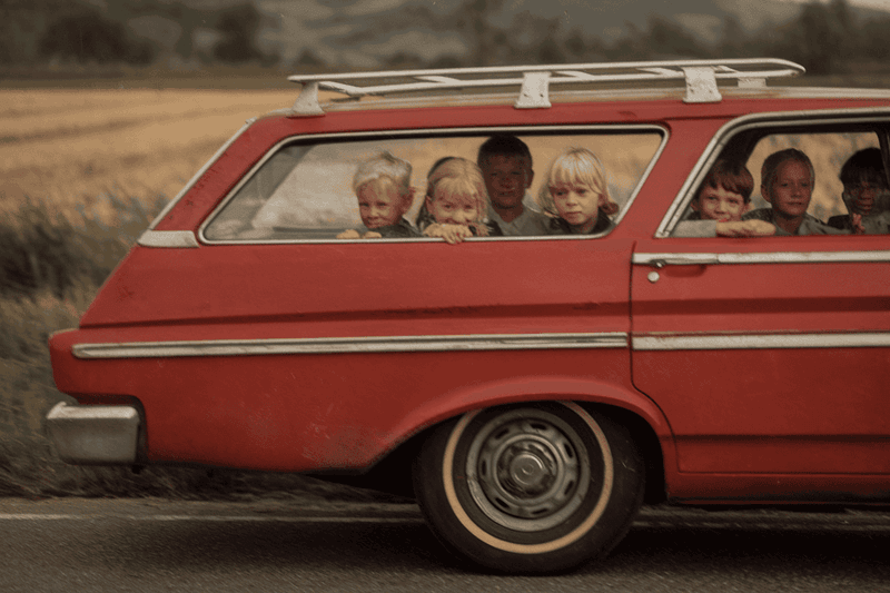 No Seatbelts (Or Car Seats!)