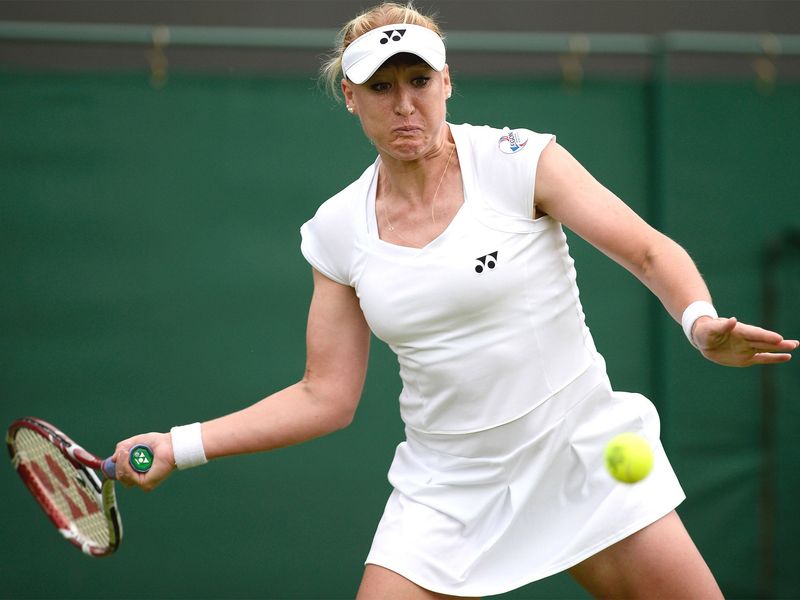 Elena Baltacha, British tennis player, 2014