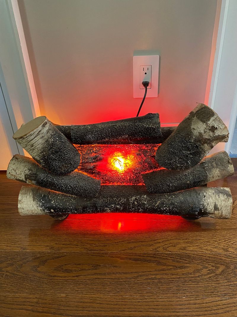 Fake Fireplaces with Electric Logs