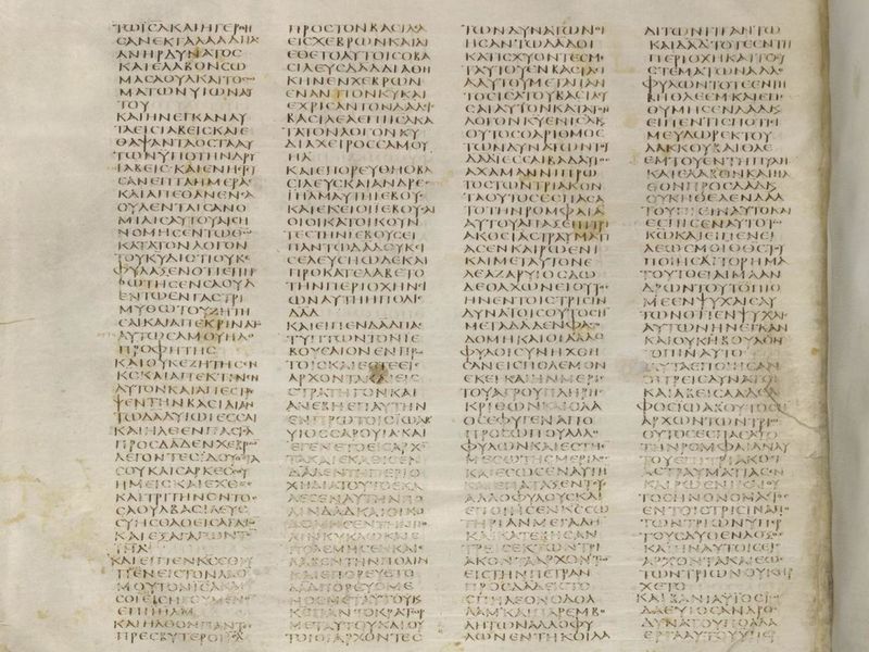 Codex Sinaiticus (Egypt/Sinai, c. 330–360 CE)