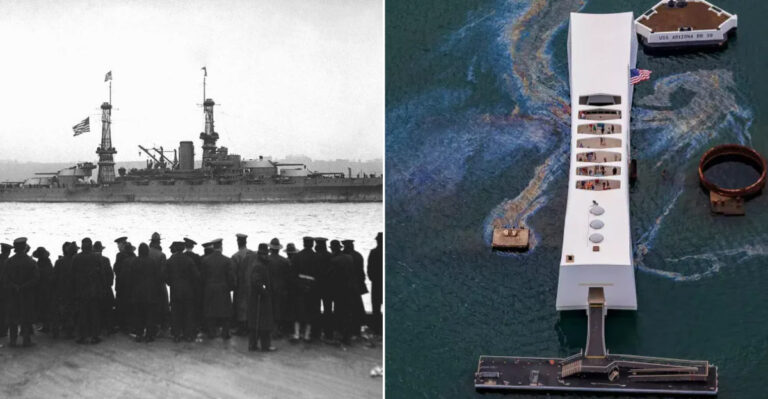 The Battleship That Still Weeps: 11 Haunting Facts About Pearl Harbor’s Sunken War Grave