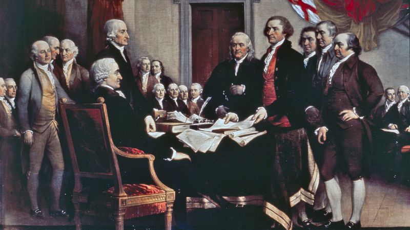 The British Losing the American Colonies (1776)