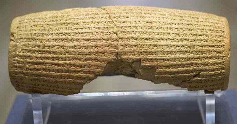 The Cyrus Cylinder (Persia, c. 539–530 BCE)