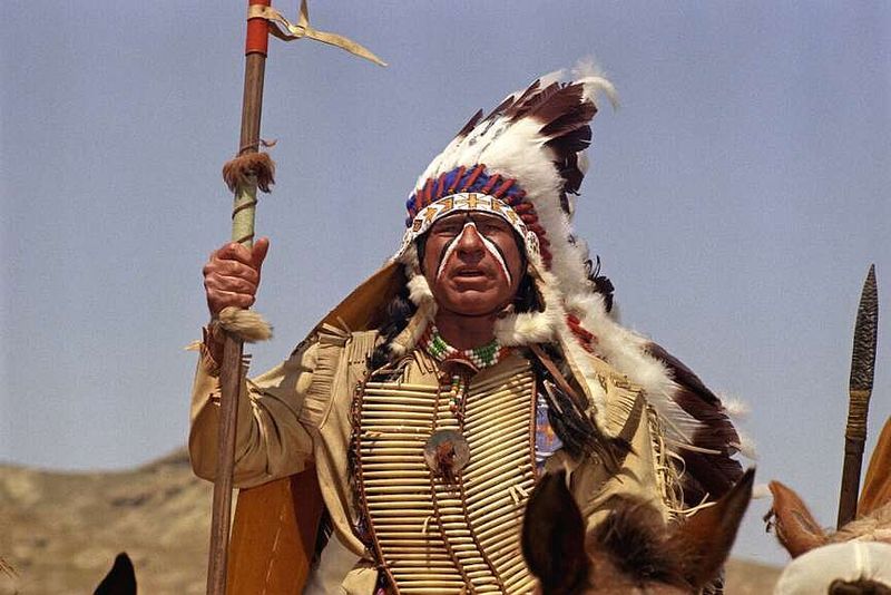 Mel Brooks as the Yiddish-Speaking Native Chief