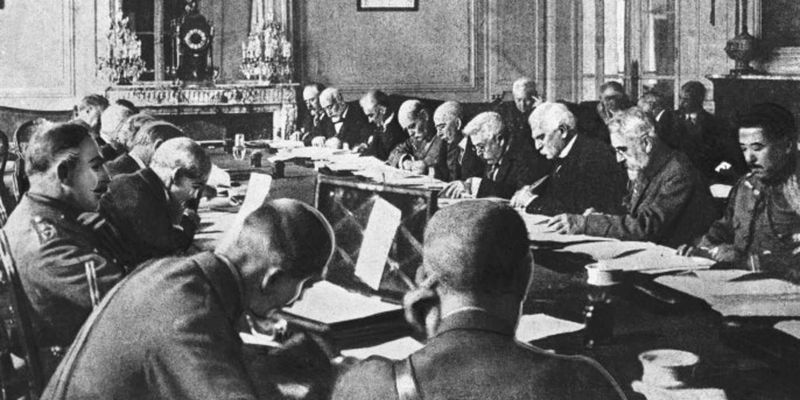 Woodrow Wilson's Harsh Treaty of Versailles (1919)