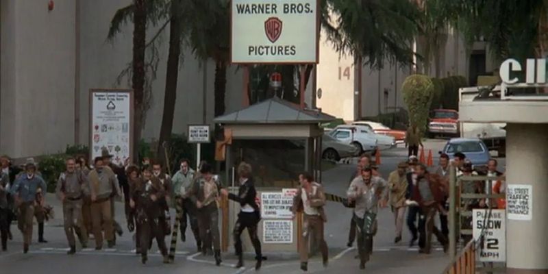 The Pie Fight on the Warner Bros. Lot