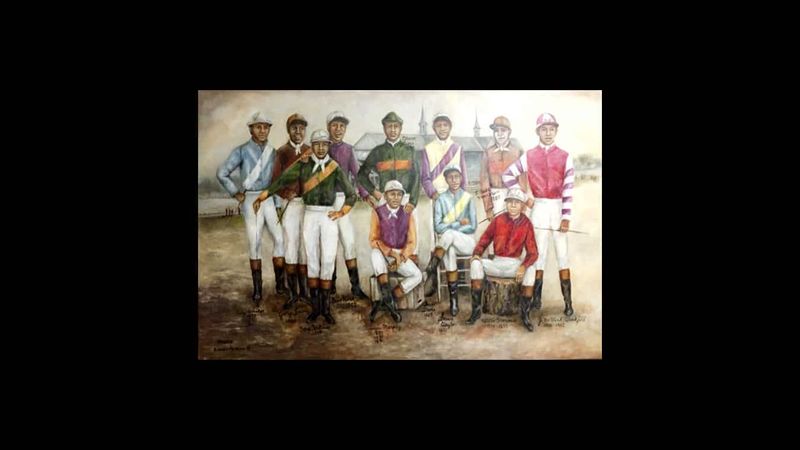 Jockeys of Color Dominated Early Derbies