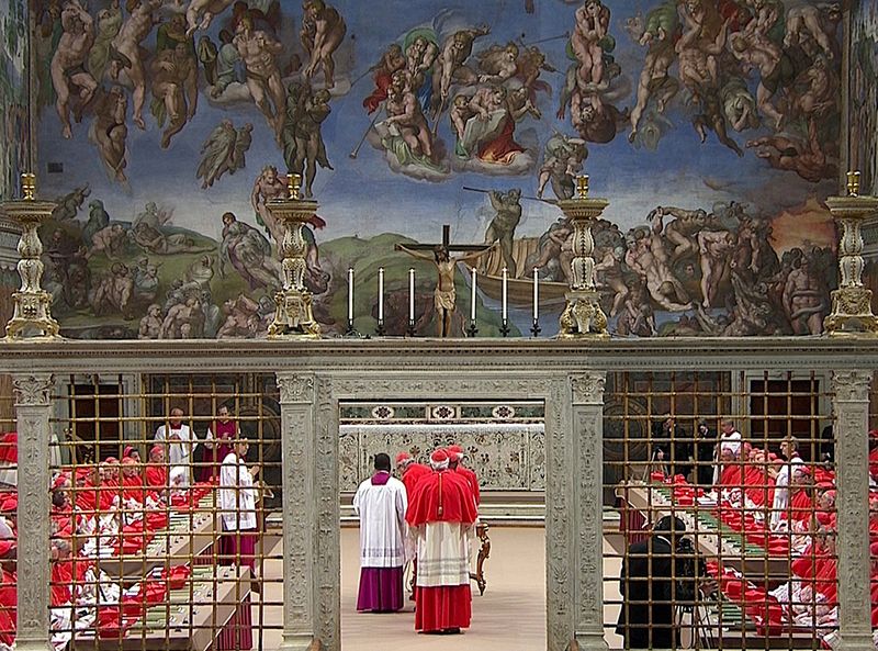 Michelangelo's Art Becomes Election Backdrop