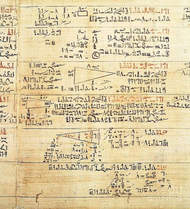 The Rhind Mathematical Papyrus (Egypt, c. 1550 BCE)