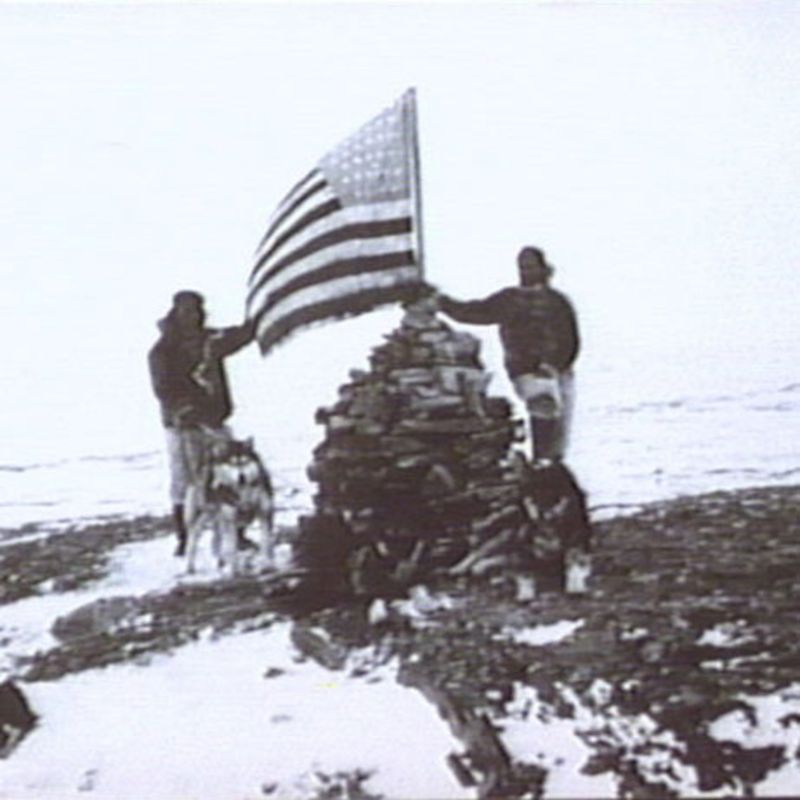 First Footprints at the Top of the World