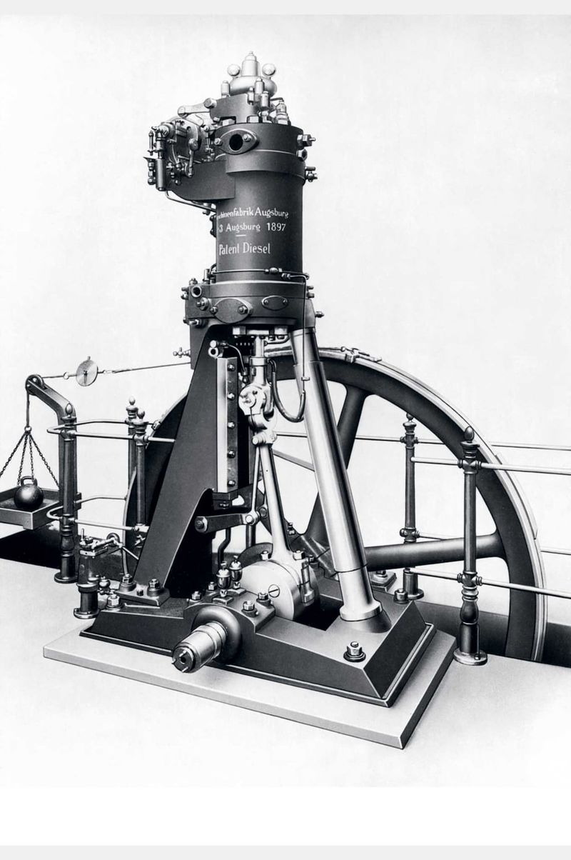 The First Diesel Engine Ever Built (1897)