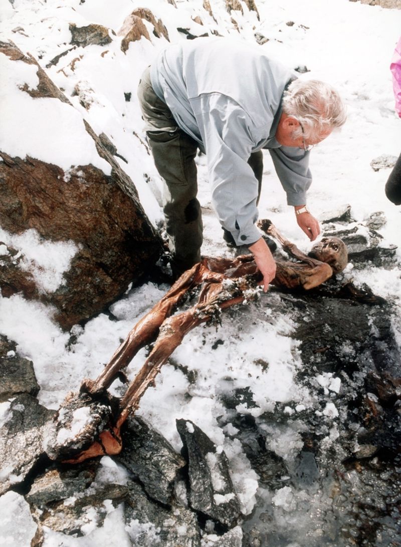 Ötzi the Iceman (1991, Austrian/Italian Alps)