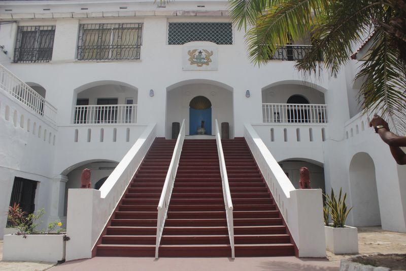 The Osu Castle – Ghana (1650s, rebuilt by Black leaders)