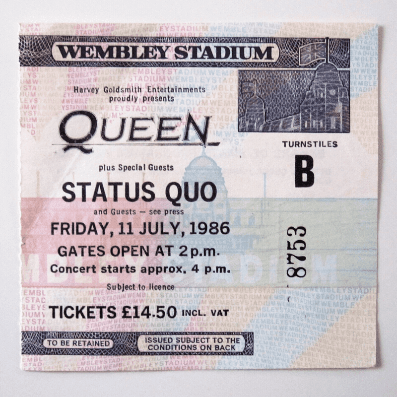 Queen at Wembley Stadium (1986)