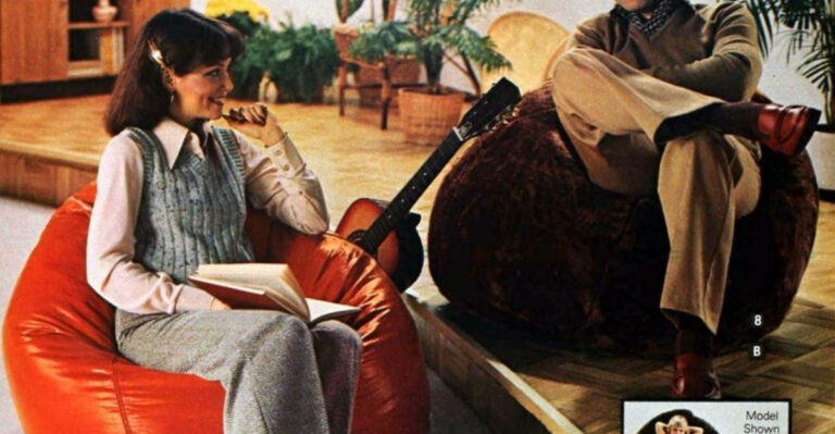 The Surprising Reason Every ’70s Living Room Had a Bean Bag